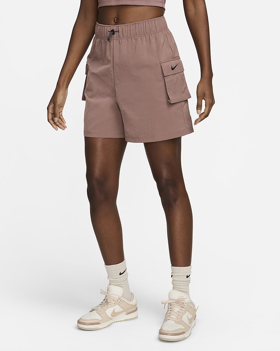 Nike Sportswear Essential Women s Woven High Rise Shorts. Nike